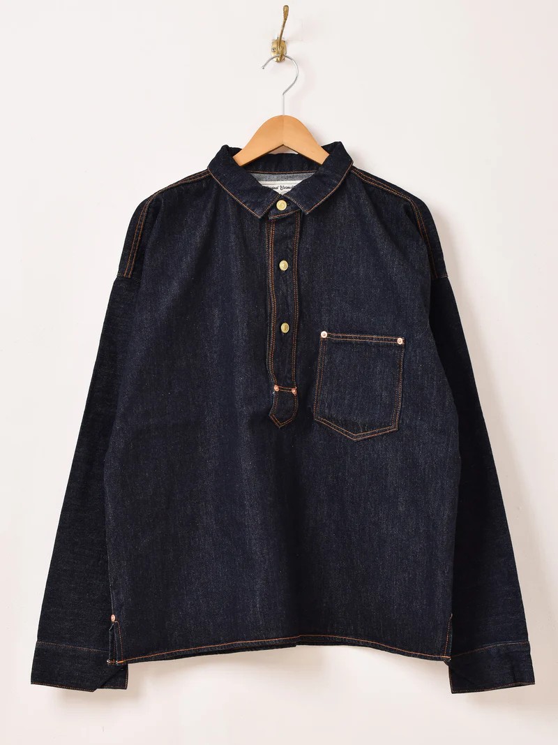 Backers プルオーバー デニムシャツ CLOSED FRONT JUMPER Type
