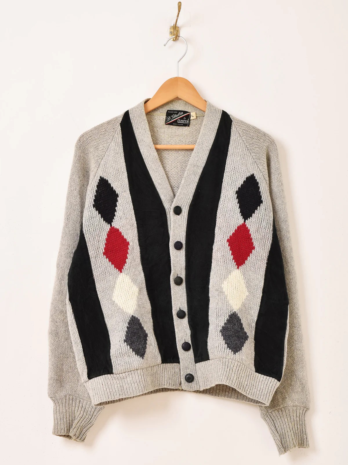Argyle Cardigan – 古着屋Top of the Hillのネット通販サイト