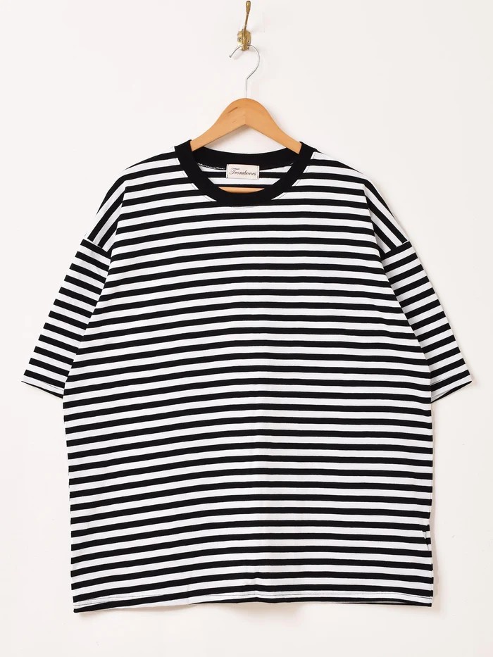 【4色展開】Trombones ボーダーTシャツ
