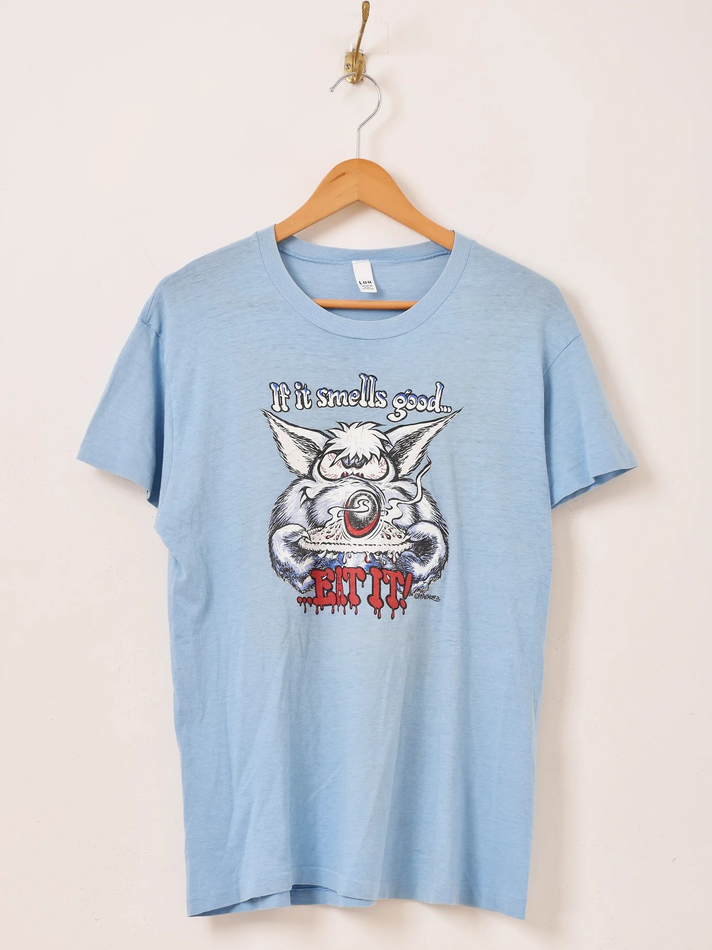 70's ROACH グラフィックプリントTシャツ