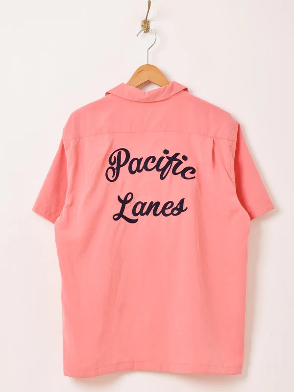 【3色展開】Backers 刺繍 半袖 オープンカラーシャツ 「Pacific」
